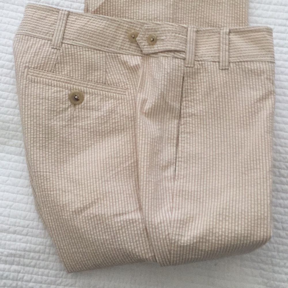 Banana Republic Seersucker Classic Pants